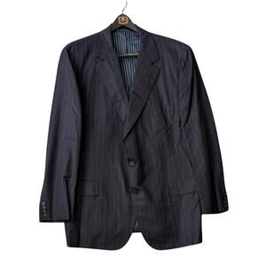 NWOT Rare Vintage Oxxford 100% Cashmere Blue W Pinstripes Fully Lined Men's Suit